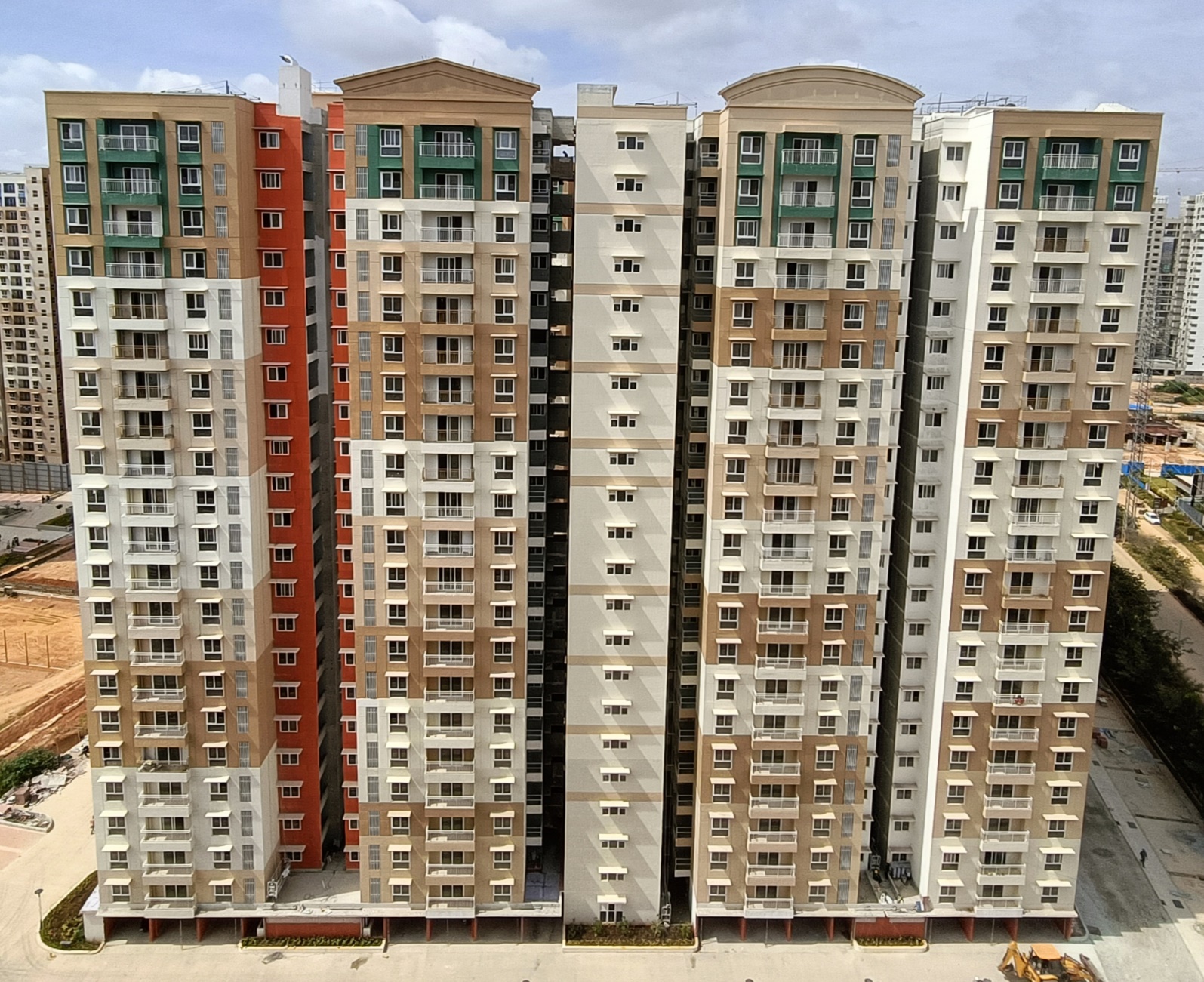 External painting work in progress