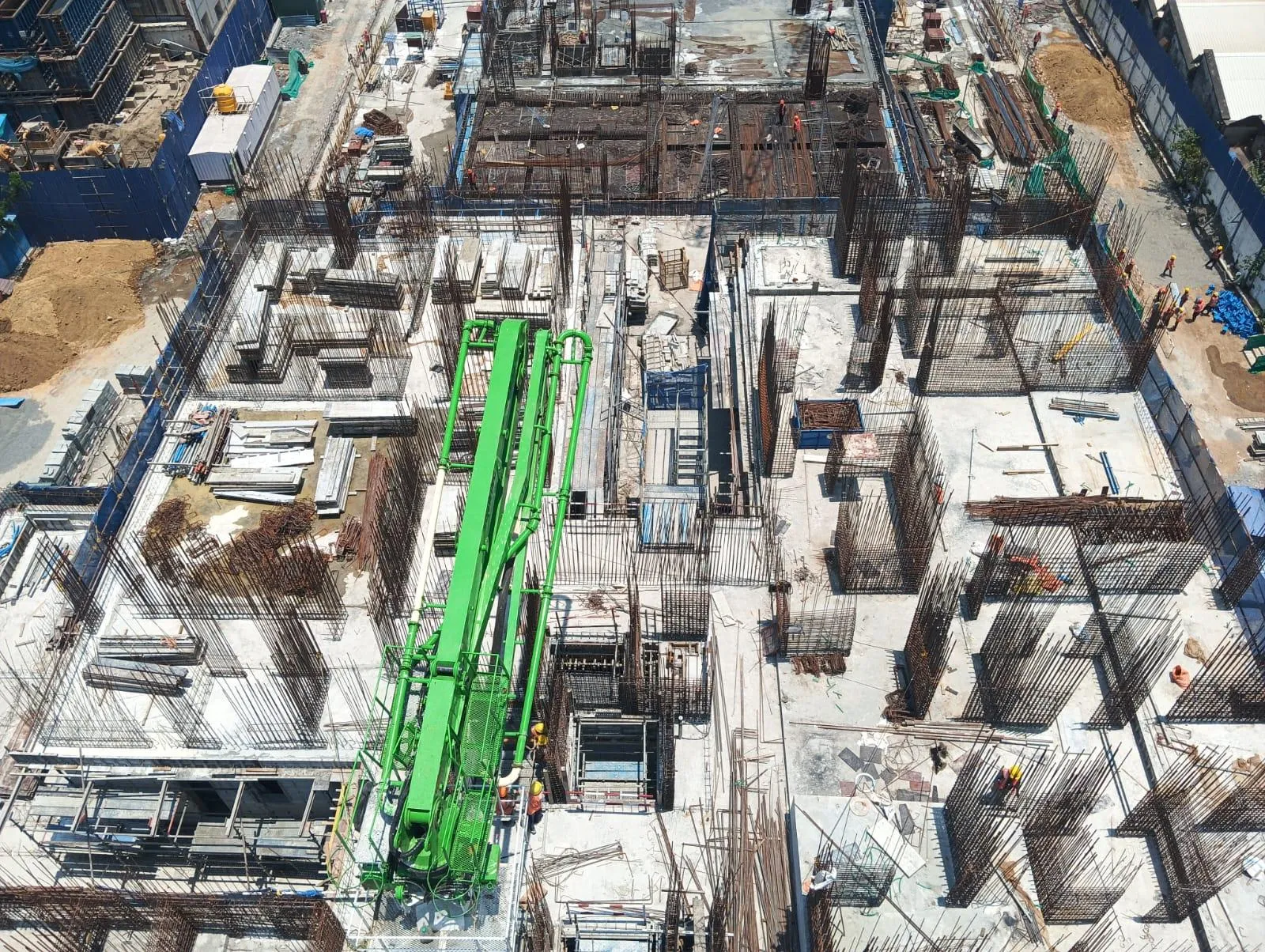 Level 4 Slab Shuttering and Shear wall Work in Progress