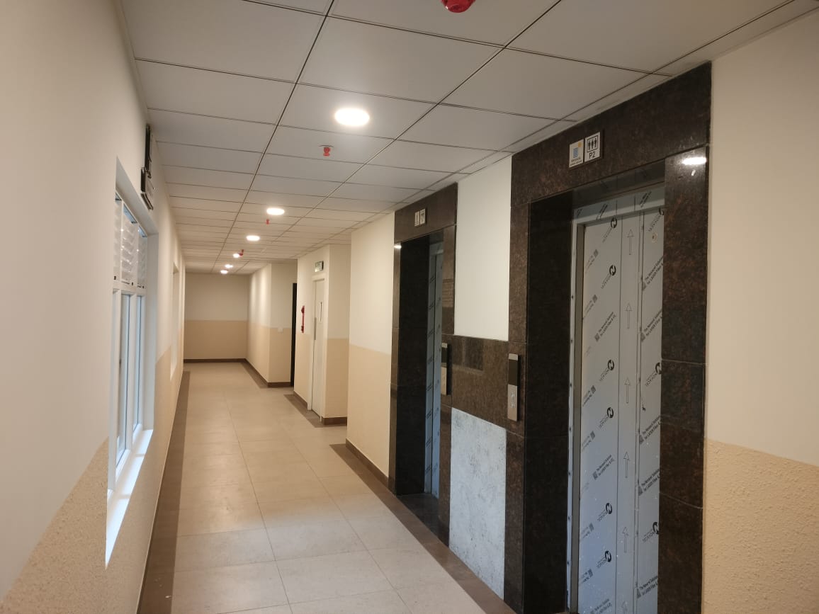 Corridor works 100% completed