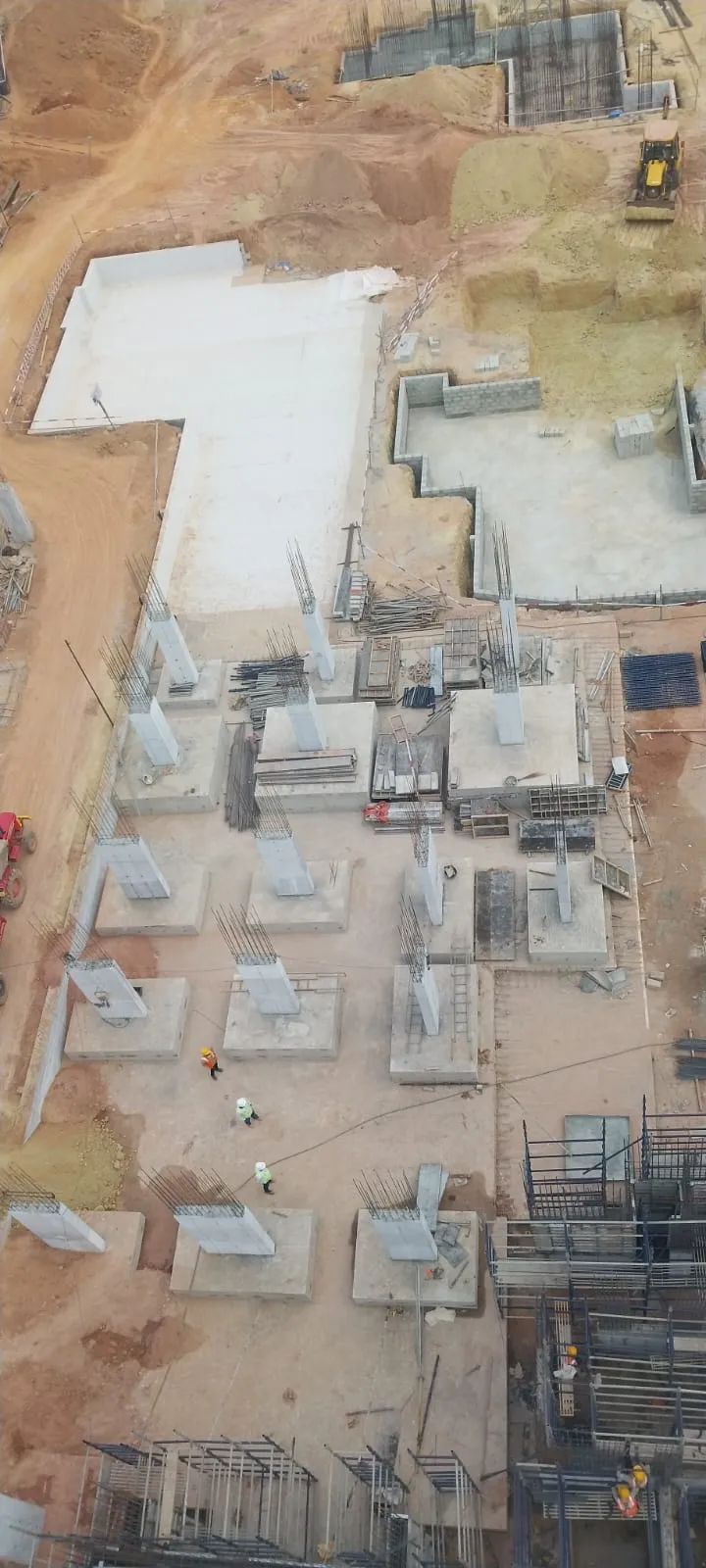 Tower B Water Proofing and Footing work in progress