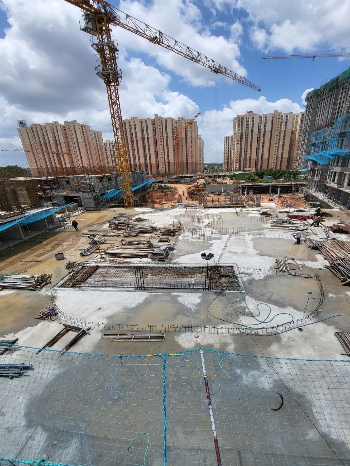Non Tower Area - Podium Area Structure Work in Progress