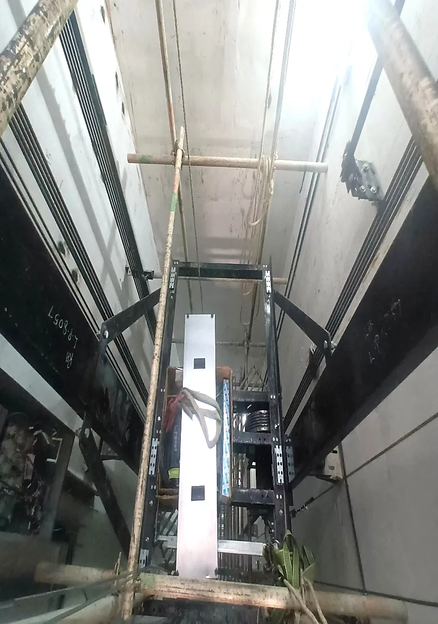 Lift Installation work in progress