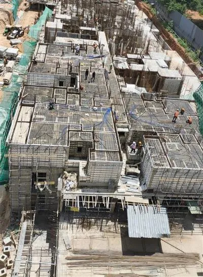 Tower – D: Ground floor Slab is cast