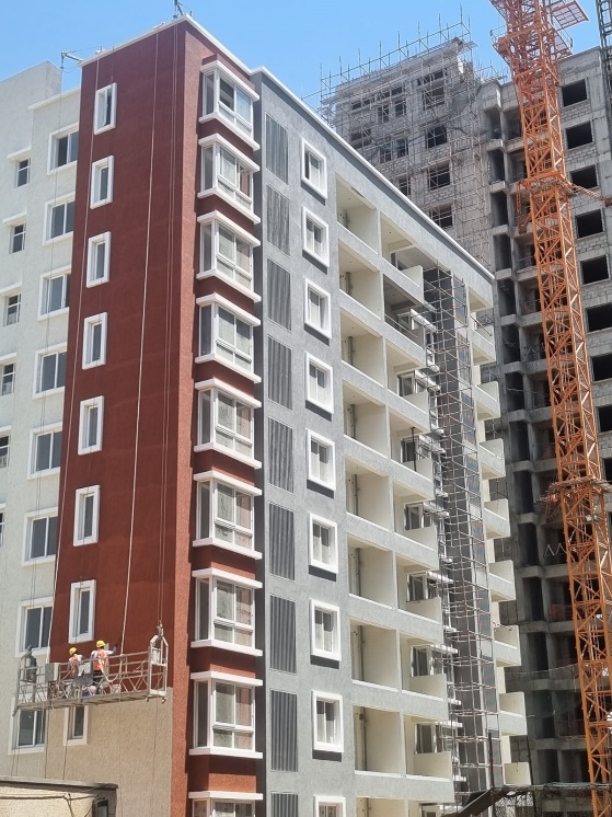 Tower B: Windows & Door installation.