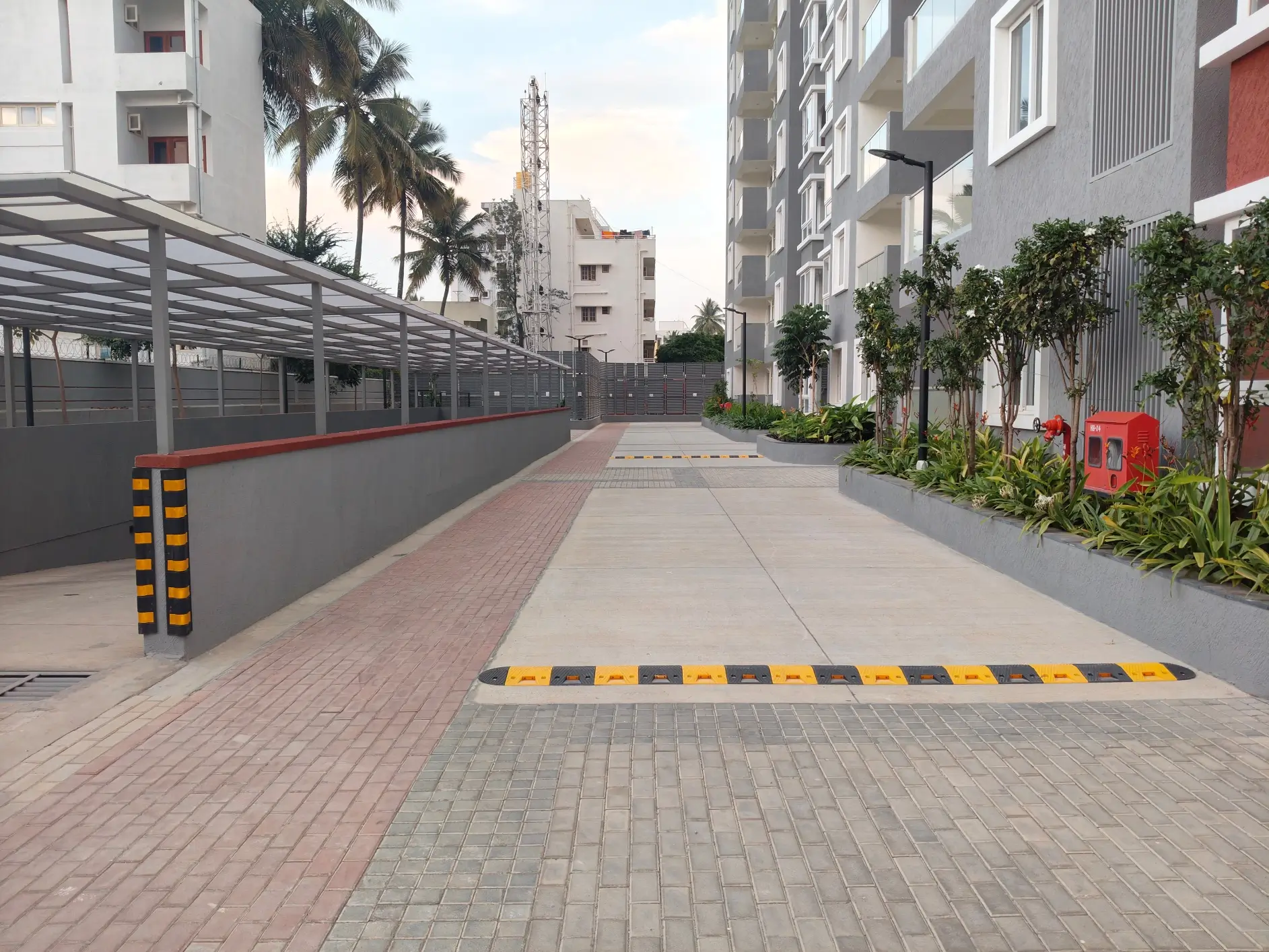 Driveway works completed