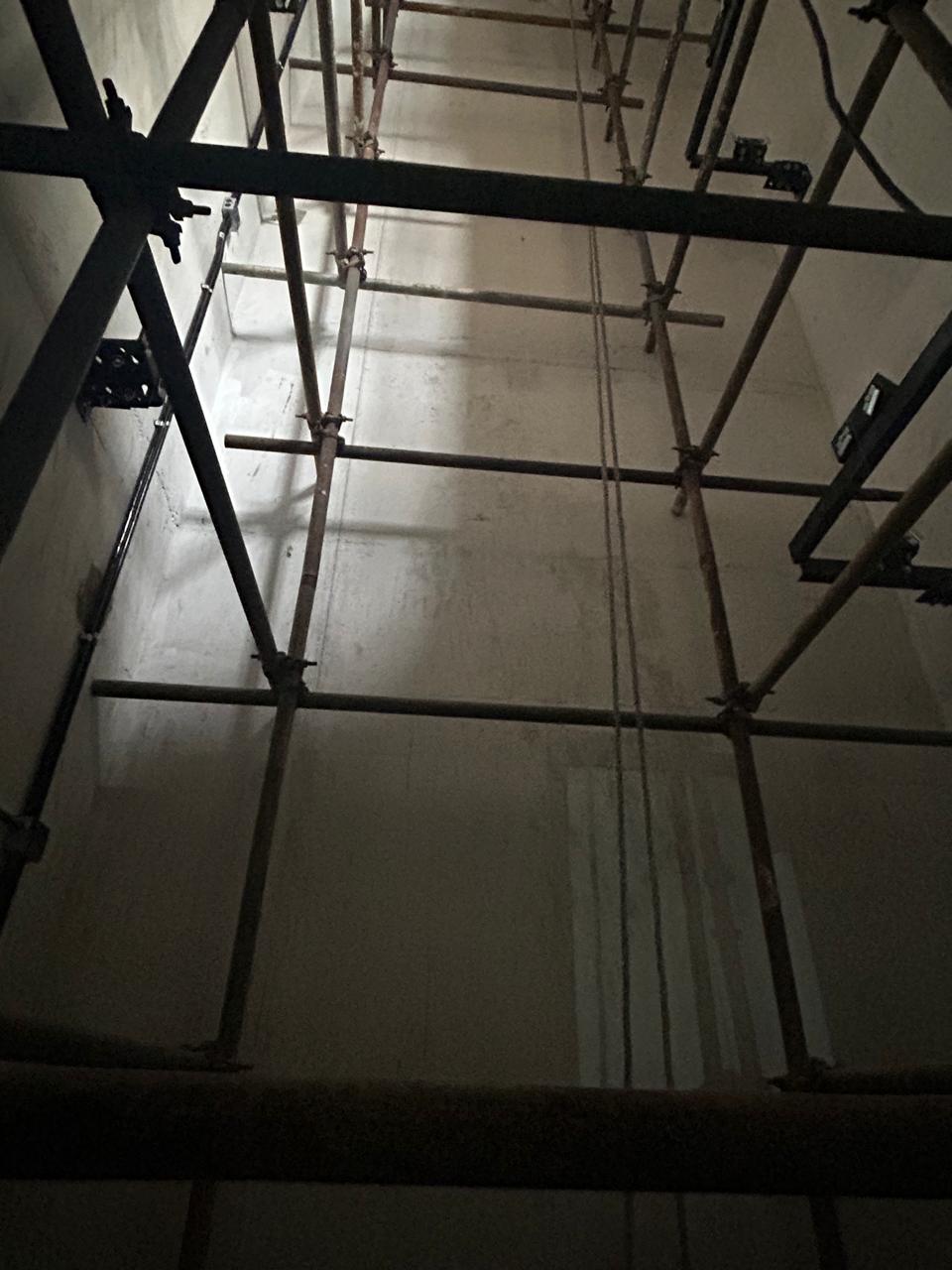 Lift Installation Work in Progress