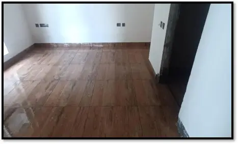 Internal flats Tiling work in progress