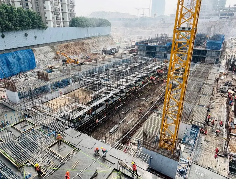 Residential Tower – A – Foundation works in Progress