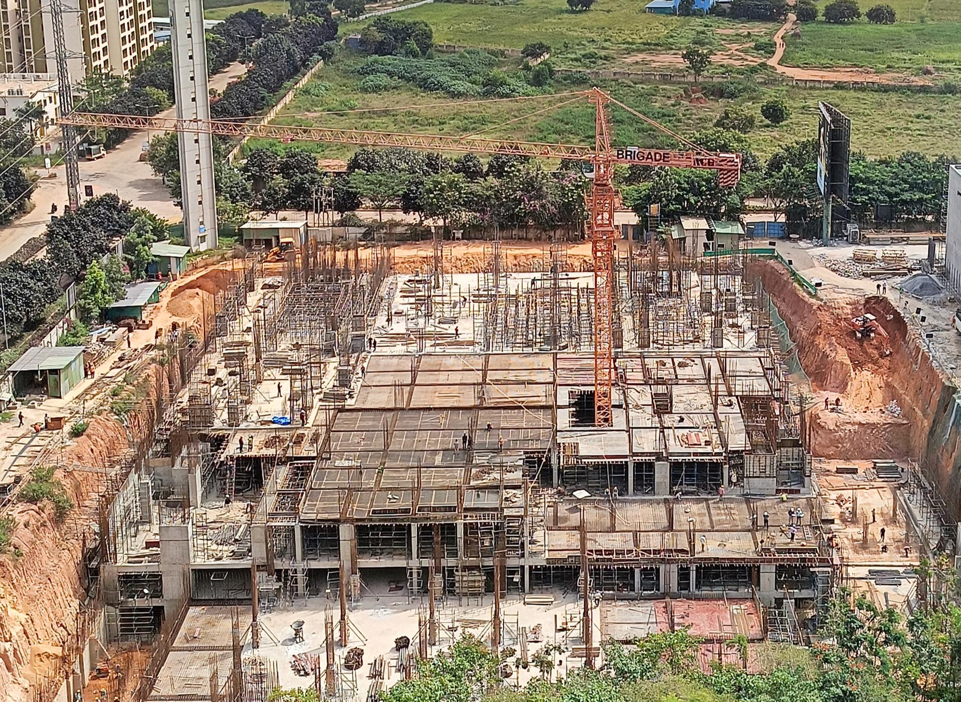 Excavation and the Tower Area Foundation is in progress