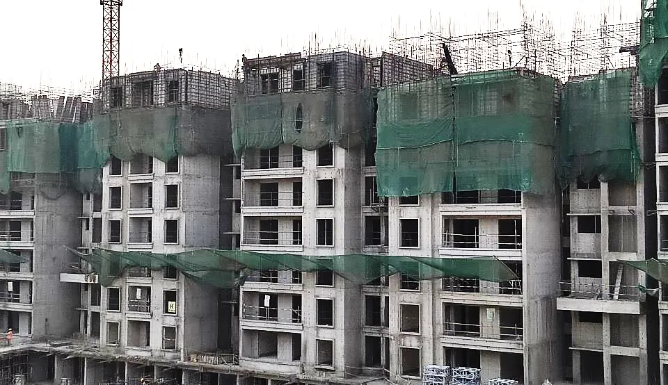 TOWER – K: Seventh floor slab Completed.