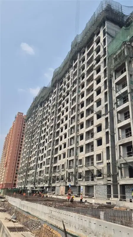 Wing B - Milestone Release -"On Casting of Fifteenth floor slab" - Status as on 06th