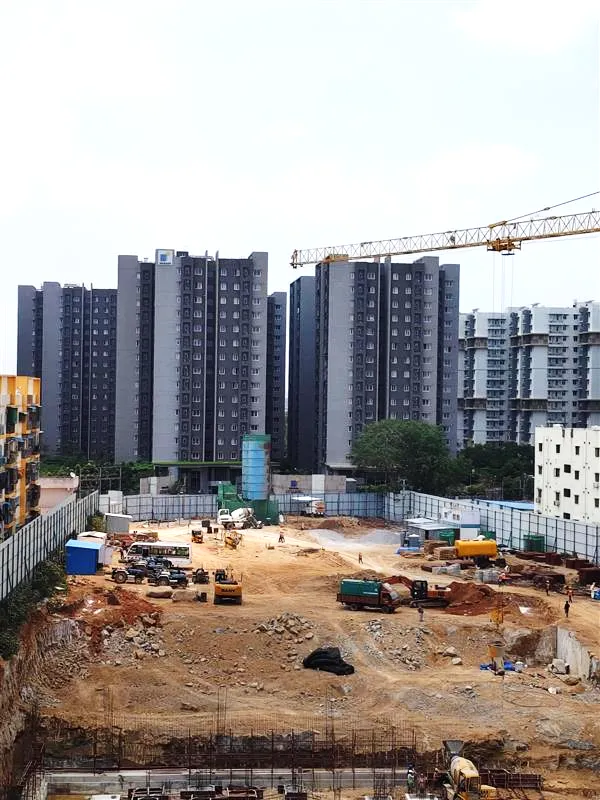 Enclave-Tower A Progress Excavation work in progress
