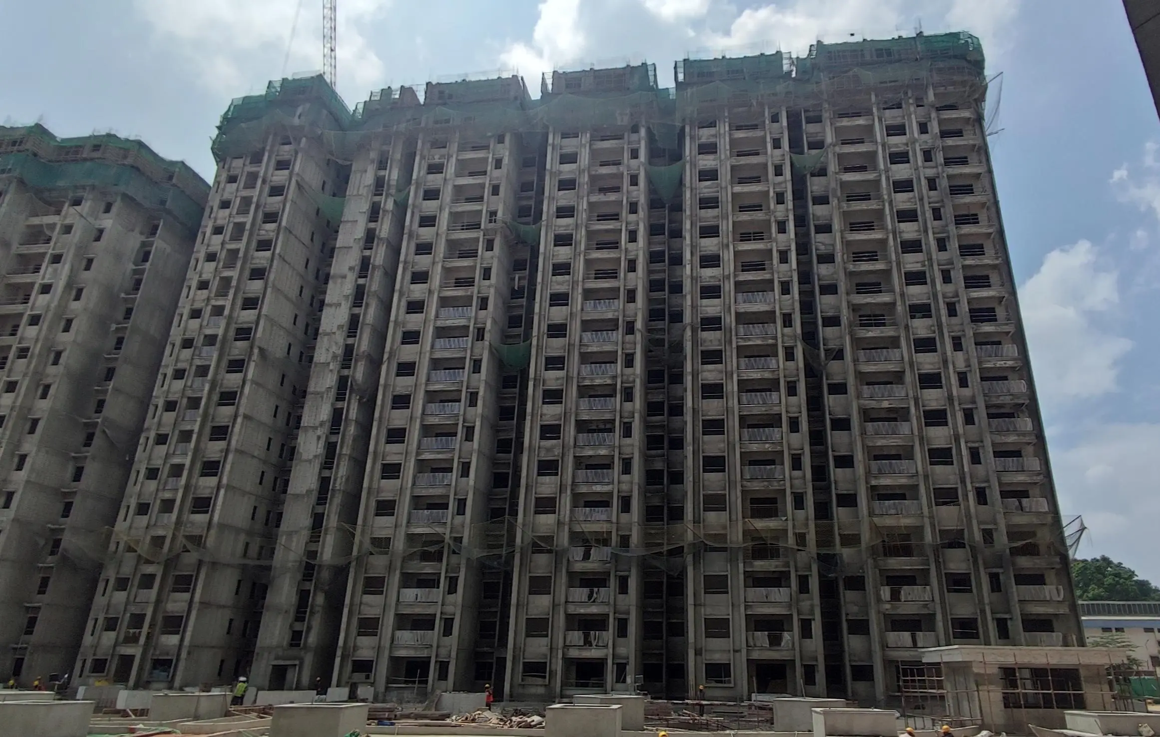 Tower C - Milestone Release -"On Casting of Terrace Slab" - Status as on 15th