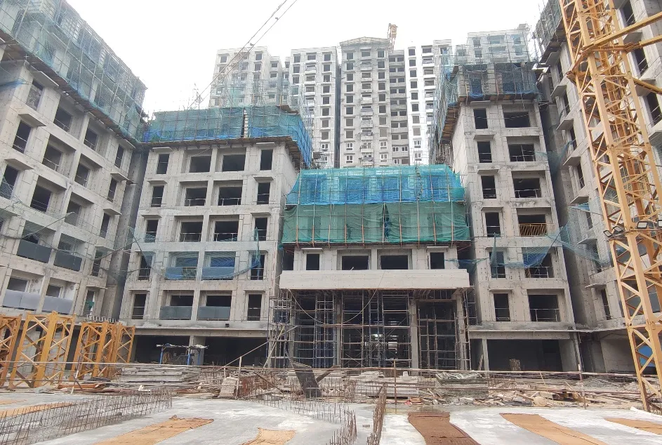 Wing B – 6th ,7th & 8th floor slab shuttering WIP