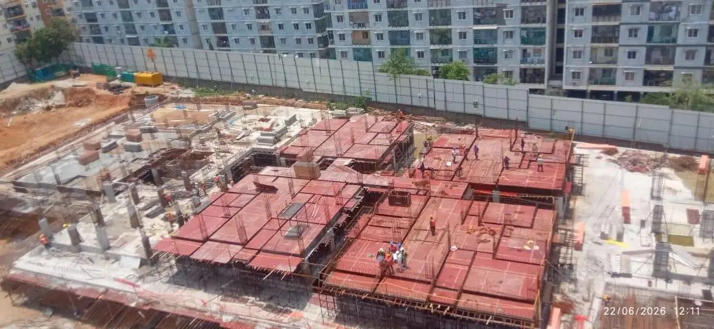 Tower B- Milestone Release - "On completion of Ground floor slab" - Status as on 23rd