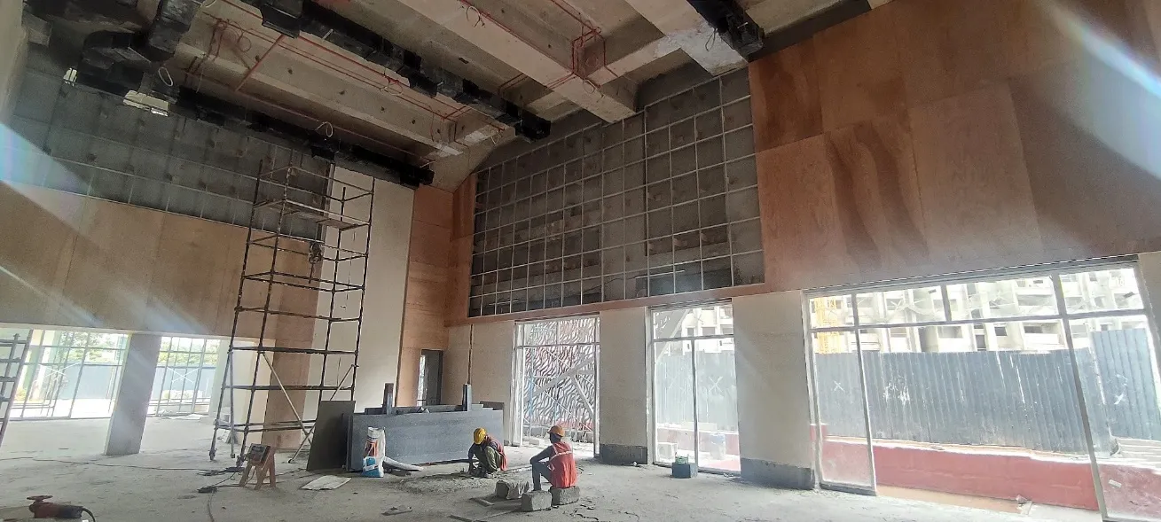 CLUB HOUSE | Internal Finishing work in progress.