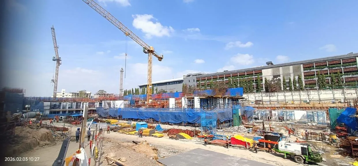 Tower –2 | basement 1 slab is cast