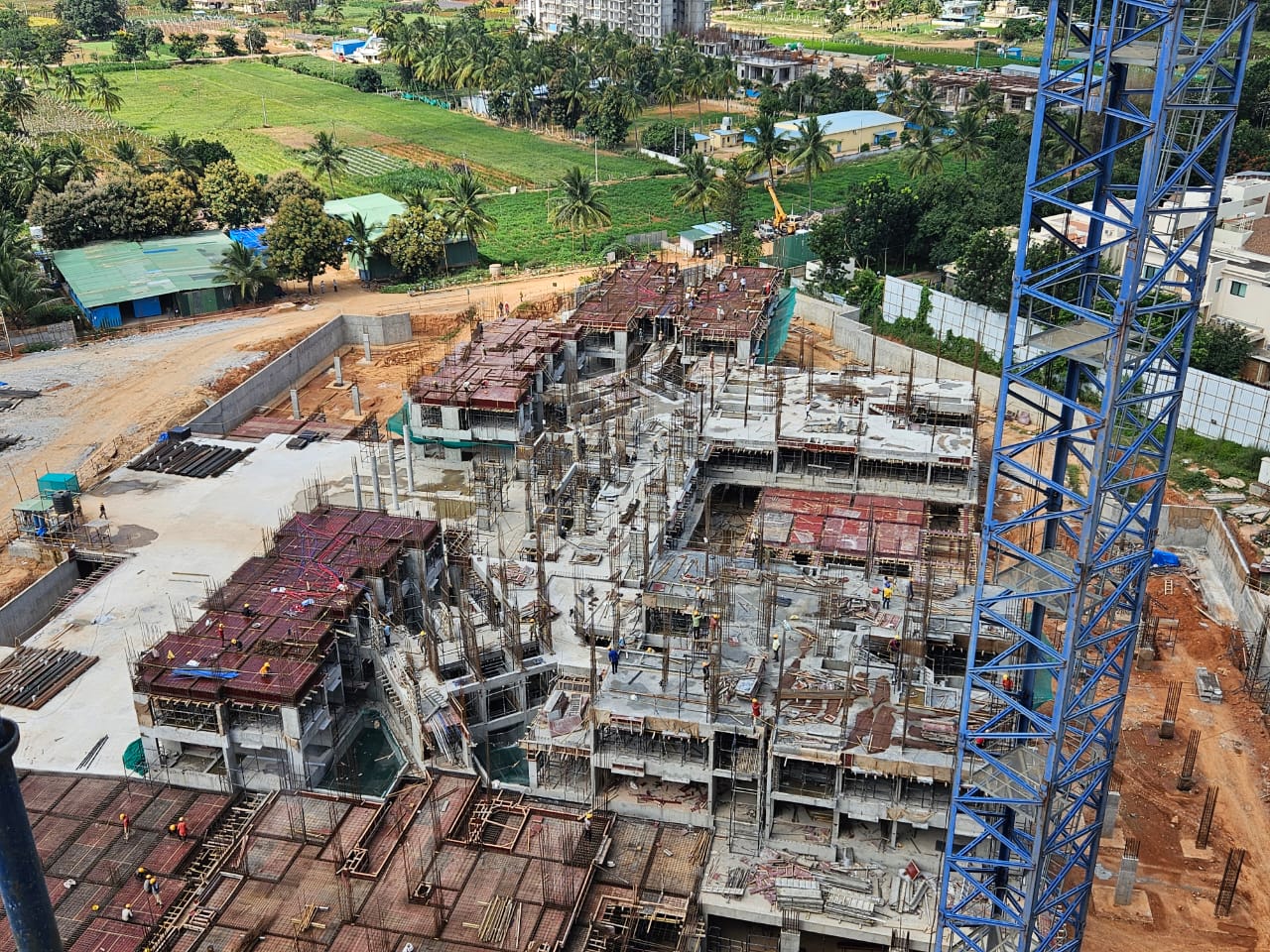 K Block 2nd Floor Slab WIP