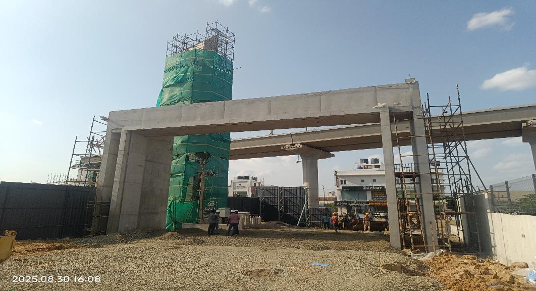 Entry Portal & Clock Tower Structure Completed & Finishing Work in Progress