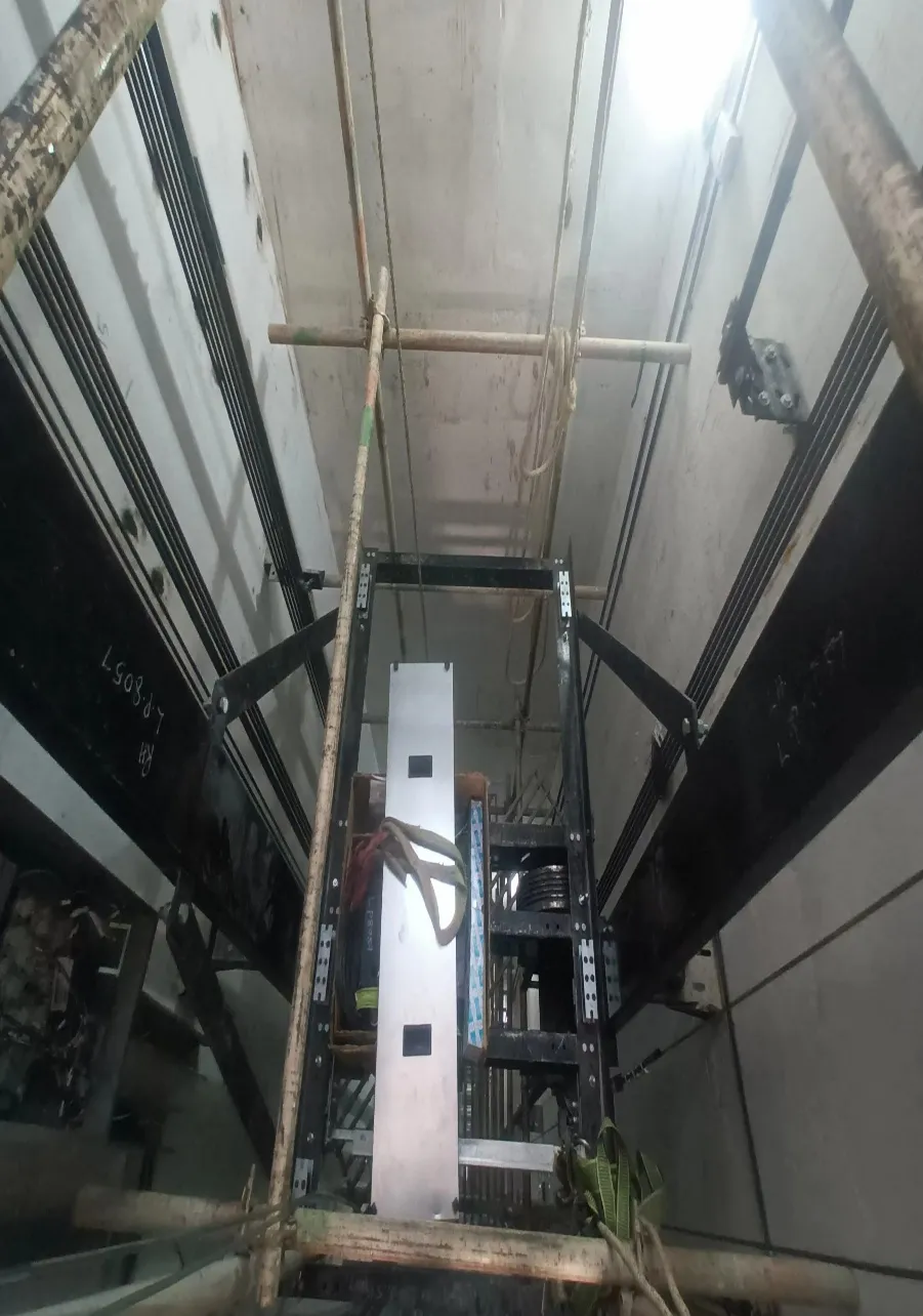 Lift Installation work in progress