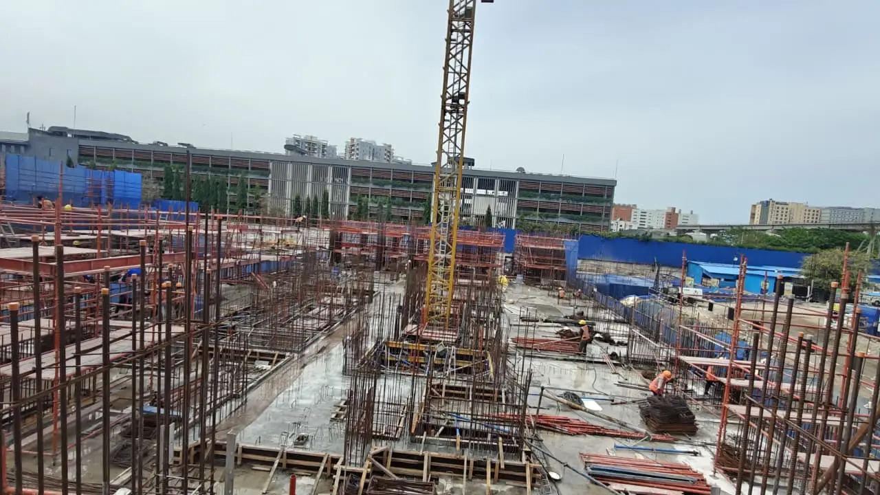 Tower C(3) - Milestone Release -"On Casting of Ground floor slab" - Status as on 14th