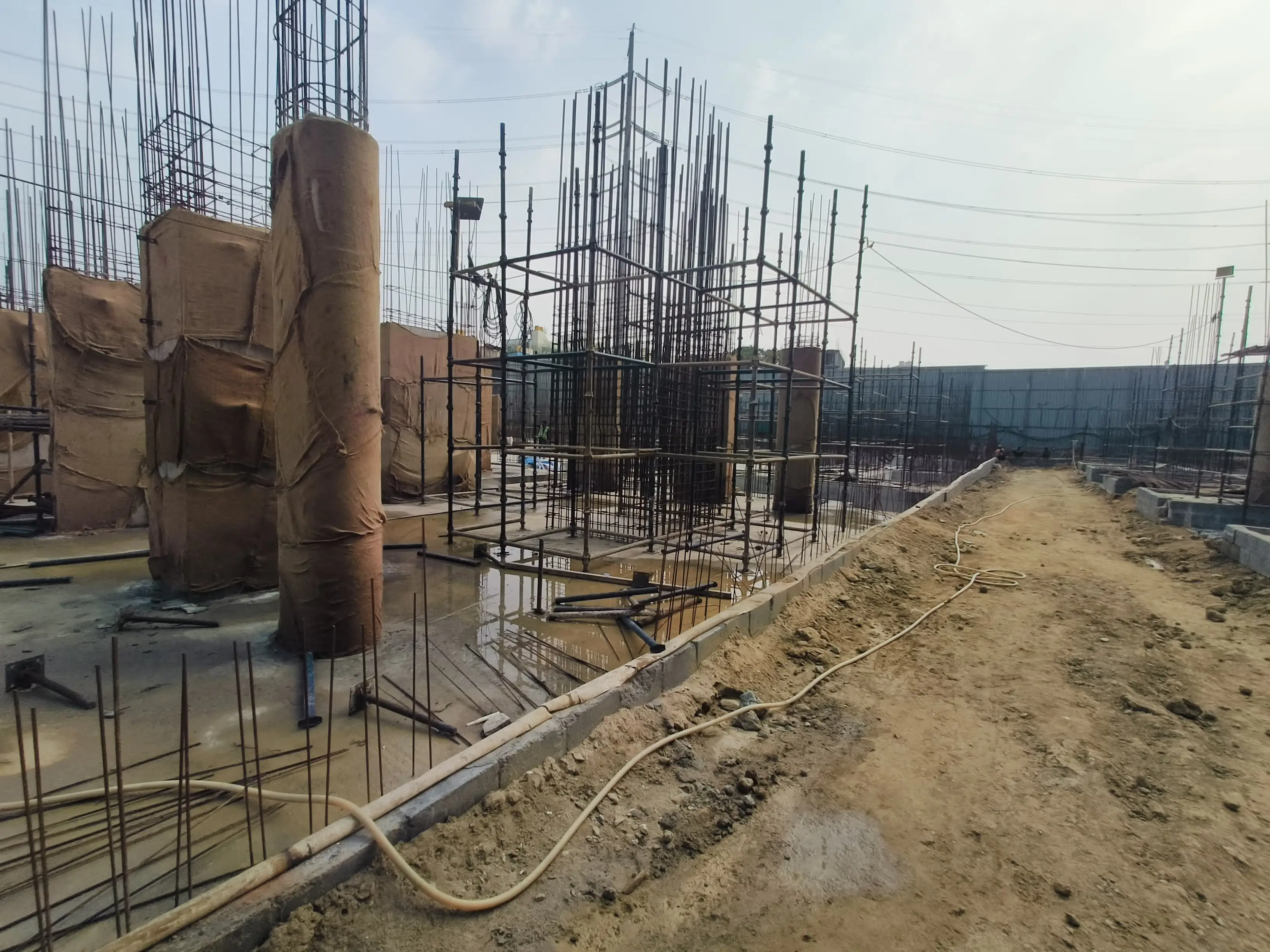 Brigade Lakecrest - Tower A - Milestone Release -"On Casting of Raft/footing" - Status as on 02nd