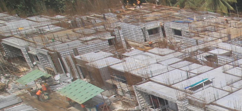 Tower-C: 1st to 2nd Floor in Progress