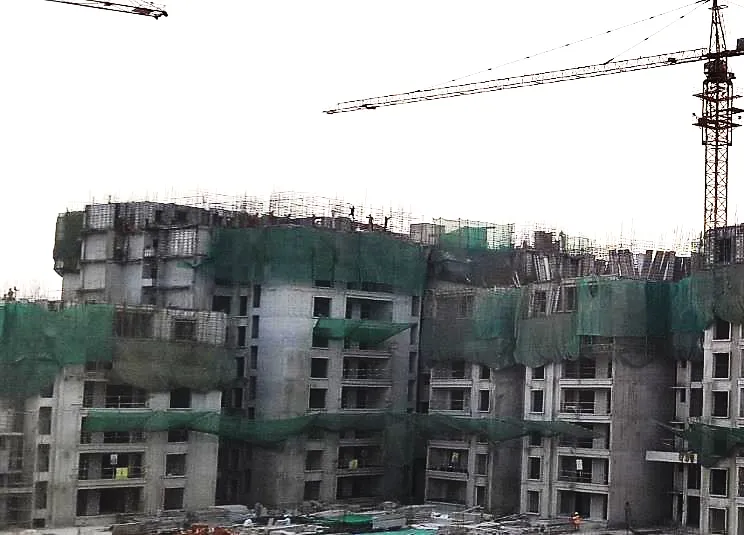 TOWER – J: Seventh floor slab completed, Eighth floor work in progress