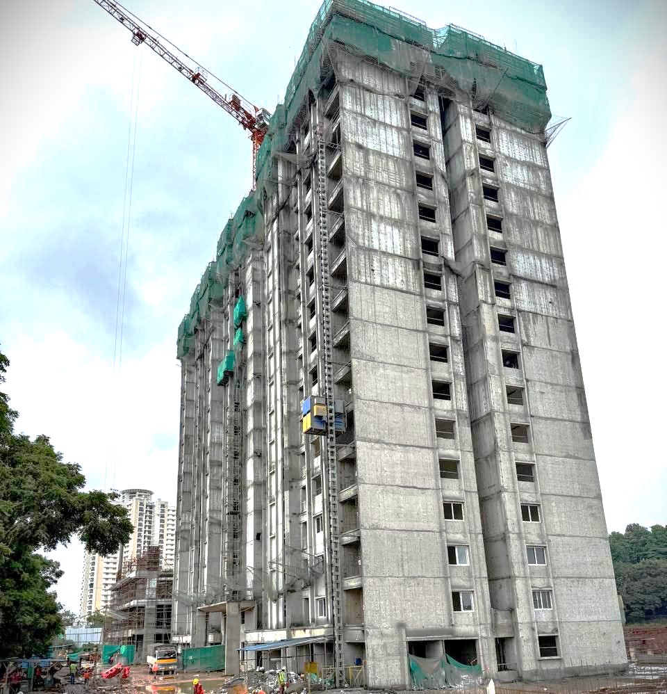 Tower F – Milestone Release –“On Casting of Terrace Slab” – Status as on 13th
