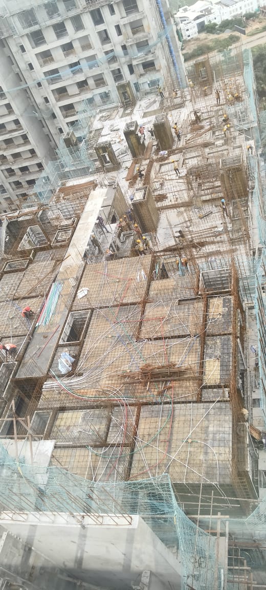 Tower B – Milestone Release –“On Casting of 23rd floor slab” – Status as on 20th