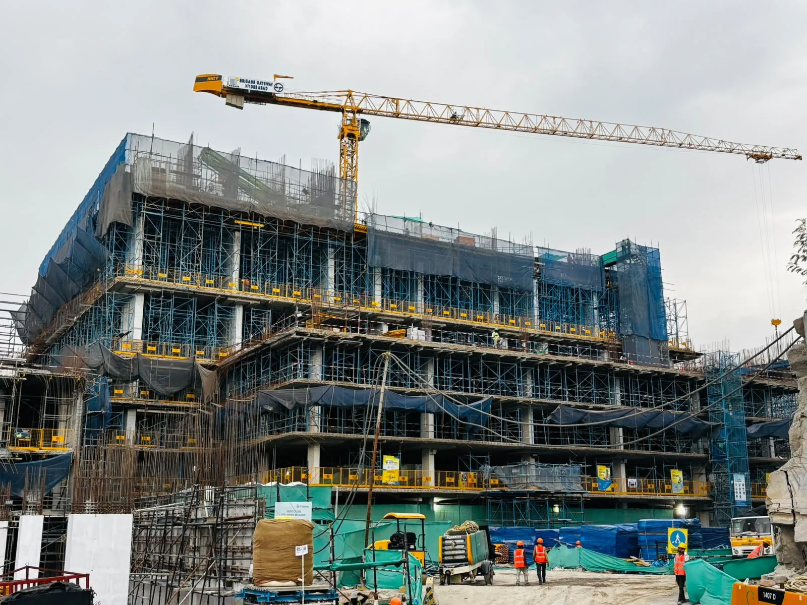 Residential Tower – B – Structure : First Floor & second floor works in Progress